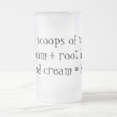 ルートビア浮遊物の方式のマグ フロストグラスビールジョッキ (中央)