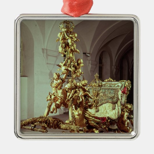 ルートビッヒの州のそりはII 1872-80年を造りました メタルオーナメント (正面)