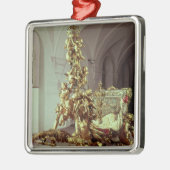 ルートビッヒの州のそりはII 1872-80年を造りました メタルオーナメント (左)