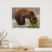 ルートビールが多すぎる! ポスター (キッチン)