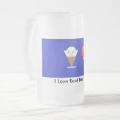 ルートビールが大好き フロストグラスビールジョッキ (正面左)