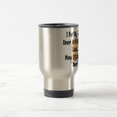 ルートビールを角ガラスに入れて……今はビールだけ トラベルマグ (中央)