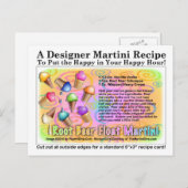 ルートビールフロートアイスクリームマルチニレシピはがき ポストカード (正面/裏面)