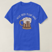 ルートビールフロートキングおもしろいビール Tシャツ (デザイン正面)