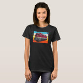 ルートミラ ディーゼル機関車 東ドイツ BR 132 BR 2 Tシャツ (正面フル)