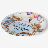 ルートン・トゥートン・グッド・タイム誕生日パーティープレート ペーパープレート (アングル)