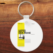 ルートヴィッヒ・ミーズ・ヴァン・デル・ローヘ キーホルダー (正面)