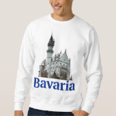 ルートヴィヒ王のノイシュヴァンシュタイン城バイエルン スウェットシャツ (正面)