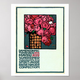 ルートヴィヒ・ホルヴァインヴィンテージ広告ポスター1909 ポスター