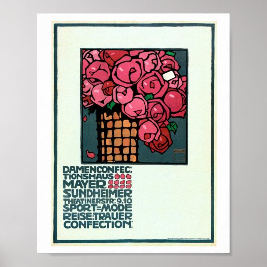 ルートヴィヒ・ホルヴァインヴィンテージ広告ポスター1909 ポスター (正面)