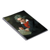 ルートヴィヒ・ヴァンベートーベンポートレートヴィンテージ ノートブック (右側)