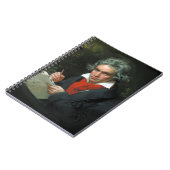 ルートヴィヒ・ヴァンベートーベンポートレートヴィンテージ ノートブック (左側)