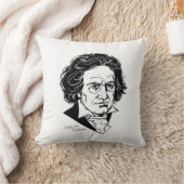 ルートヴィヒ・ヴァン・ベートーベン クッション (ブランケット)