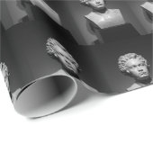 ルートヴィヒ・ヴァン・ベートーベン – 小さいタイル模様 ラッピングペーパー (ロールコーナー)