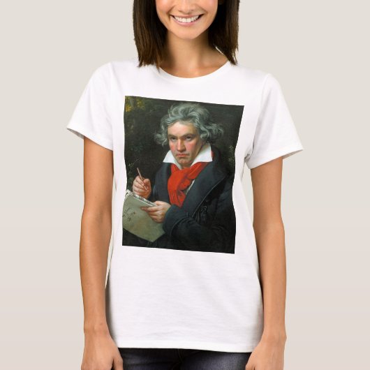 ルートヴィヒ・ヴァン・ベートーベン Tシャツ (正面)
