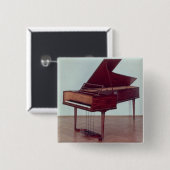 ルートヴィヒ・ヴァン・ベートーヴェンに属するハープシコード 缶バッジ (正面&裏面)