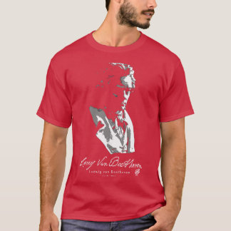 ルートヴィヒ・ヴァン・ベートーヴェンクラシカル・ミュージック・ピアノ1 Tシャツ