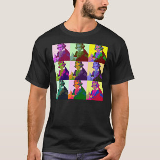 ルートヴィヒ・ヴァン・ベートーヴェンポップ・アートのアート Tシャツ
