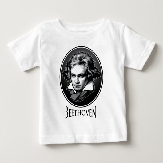ルートヴィヒ・ヴァン・ベートーヴェン ベビーTシャツ (正面)
