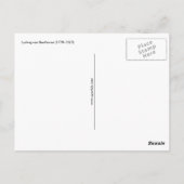 ルートヴィヒ・ヴァン・ベートーヴェン ポストカード (裏面)