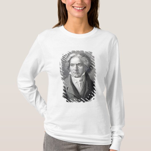 ルートヴィヒ・ヴァン・ベートーヴェン Tシャツ (正面)