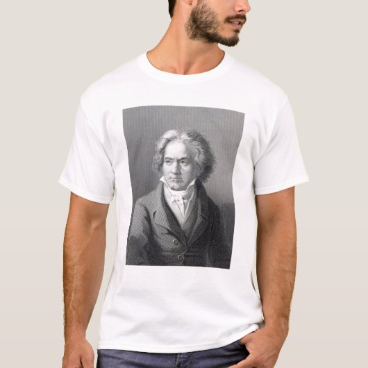 ルートヴィヒ・ヴァン・ベートーヴェン Tシャツ (正面)