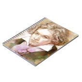 ルートヴィヒ・ヴァン・ベートーヴェンimアクアレル・スティル ノートブック (左側)