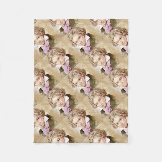 ルートヴィヒ・ヴァン・ベートーヴェンimアクアレル・スティル フリースブランケット (正面)