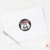 ルート米国66 ラウンドシール (封筒)