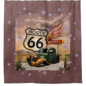 ルート蹴66を取得 シャワーカーテン (正面)