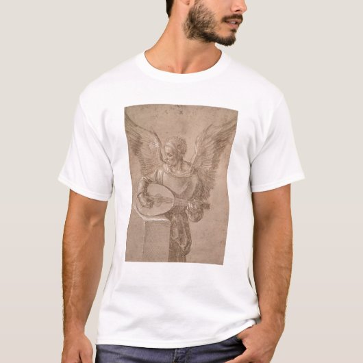 ルート1491年を演奏する天使 Tシャツ (正面)