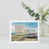 ルート1、鍵西、フロリダ州レトロヴィンテージはがき ポストカード (スタンド正面)