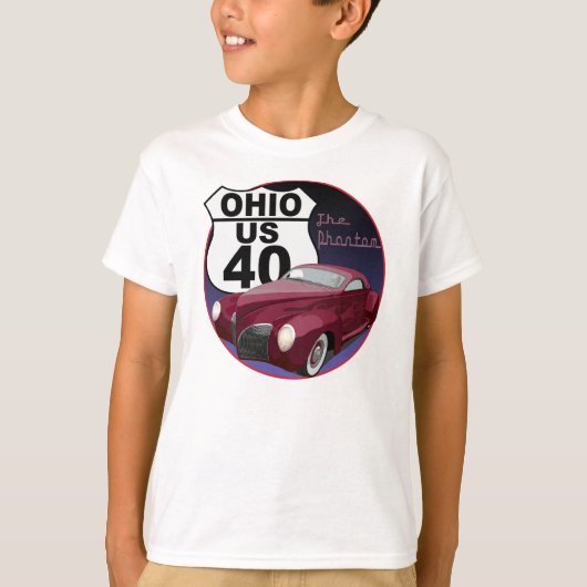 ルート40ファントム – オハイオ Tシャツ (正面)