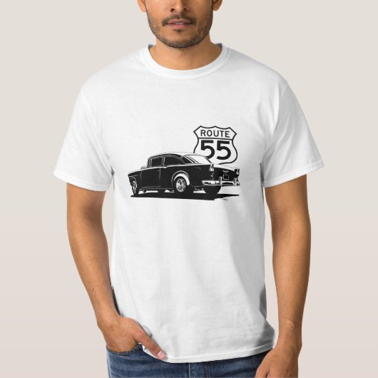 ルート55の55 Tシャツ (正面)