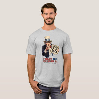 ルート66のあなたが欲しいサムおじさんTシャツ Tシャツ