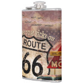 ルート66のあなたの蹴りを得て下さい フラスク (左)