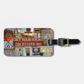 ルート66のあなたの蹴りを得て下さい ラゲッジタグ (正面横)