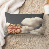 ルート66のあなたの蹴りを得て下さい ランバークッション (ブランケット)