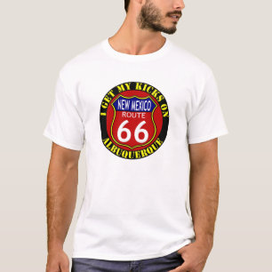 ルート66のアルバカーキニューメキシコのTシャツ Tシャツ