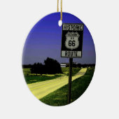 ルート66のクリスマスのオーナメント セラミックオーナメント (右)