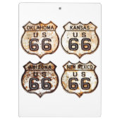 ルート66のシンボルや象徴 クリップボード (裏面)