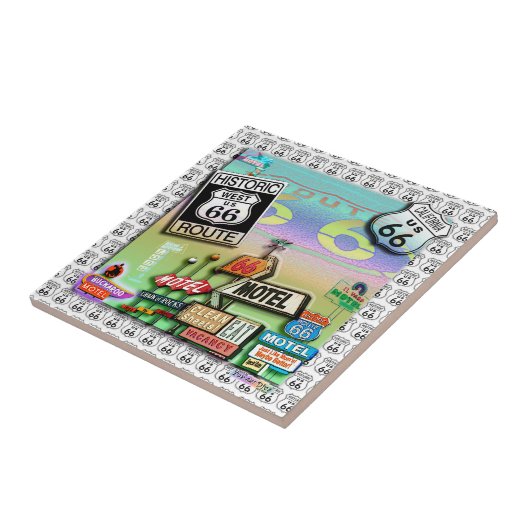 ルート66のタイル タイル (側面)