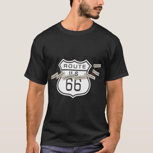 ルート66のティー2 Tシャツ (正面)