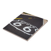 ルート66のハイウェーのマーカー、アリゾナ タイル (側面)