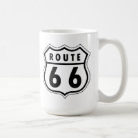 ルート66のハイウェーのロゴ