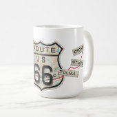 ルート66のマグ2 コーヒーマグカップ (正面右)