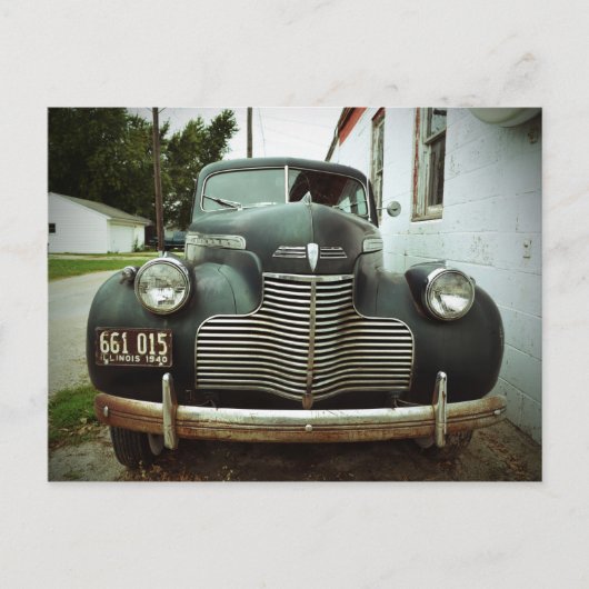 ルート66のヴィンテージカー ポストカード (正面)