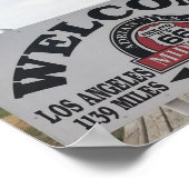 ルート66の中点 |エイドリアン、テキサス州 ポスター (角)