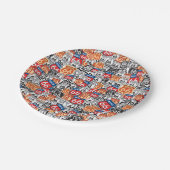 ルート66の交通標識 ペーパープレート (アングル)