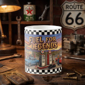 ルート66の伝説のガソリンスタンド ヴィンテージ コーヒーマグカップ